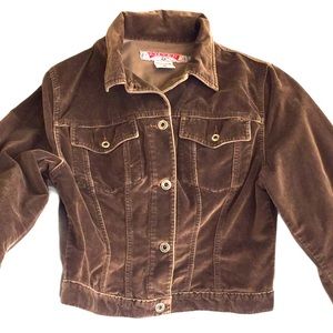 Silver Jeans Co. Vintage Brown Velvet Jacket